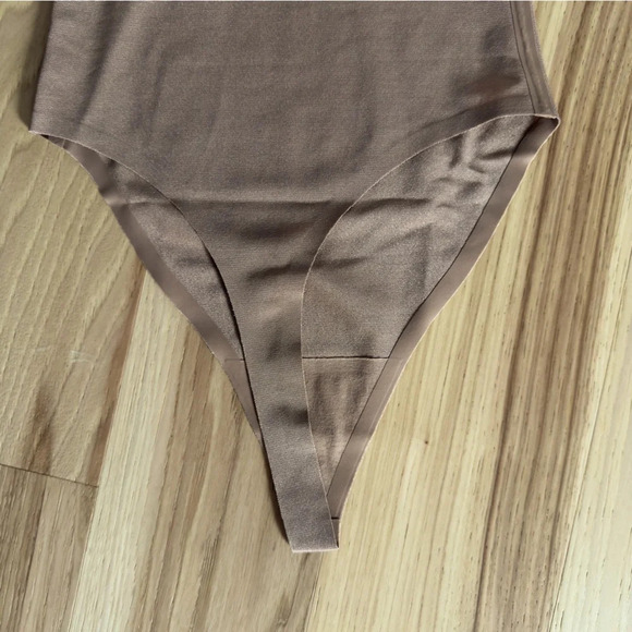 NWT SKIMS Power Mesh High Waisted Thong Small Sienna Shapewear Underwear Panty - Picture 7 of 8